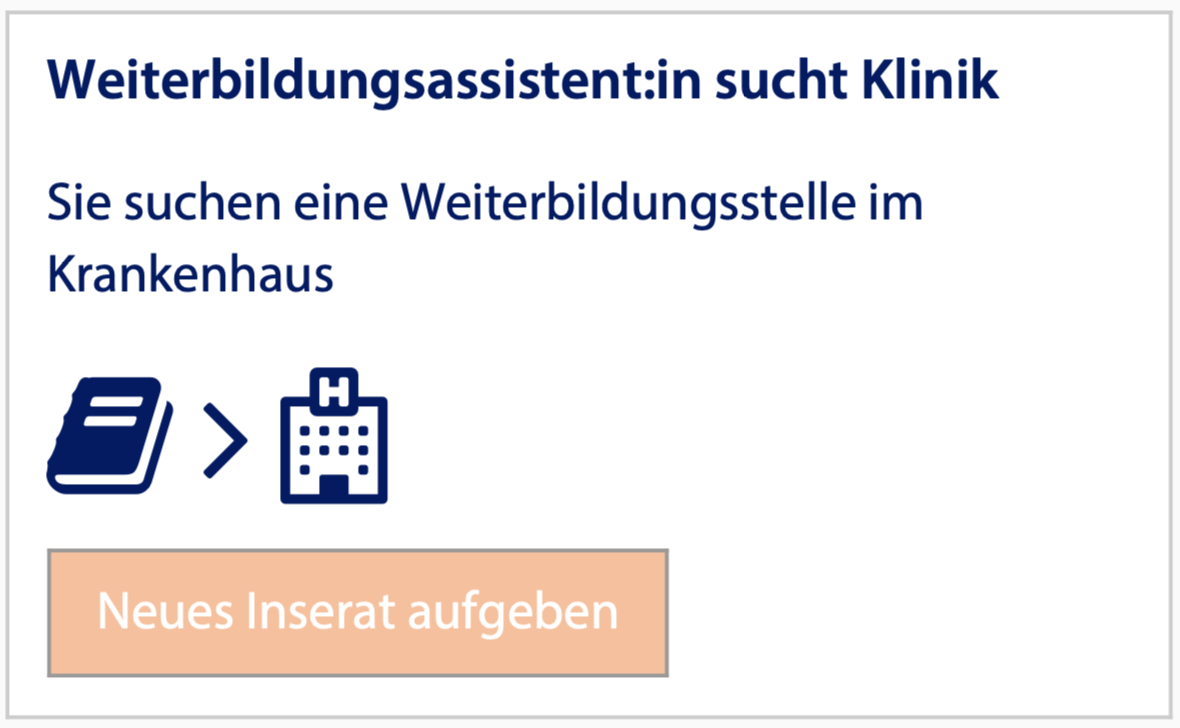 Arzt in Weiterbildung sucht Stelle im Krankenhaus