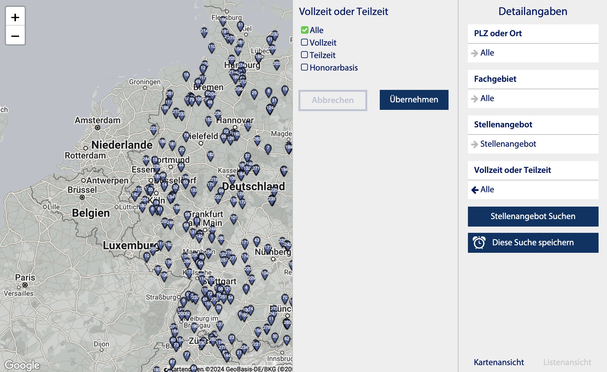 Stellenangebot in der ärztlichen Niederlassung Detailangaben