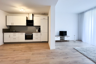 Wohnungsabgabe Arzt Küche integriert und doch separat