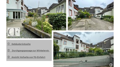 Fußgängerpassage / Rückansicht